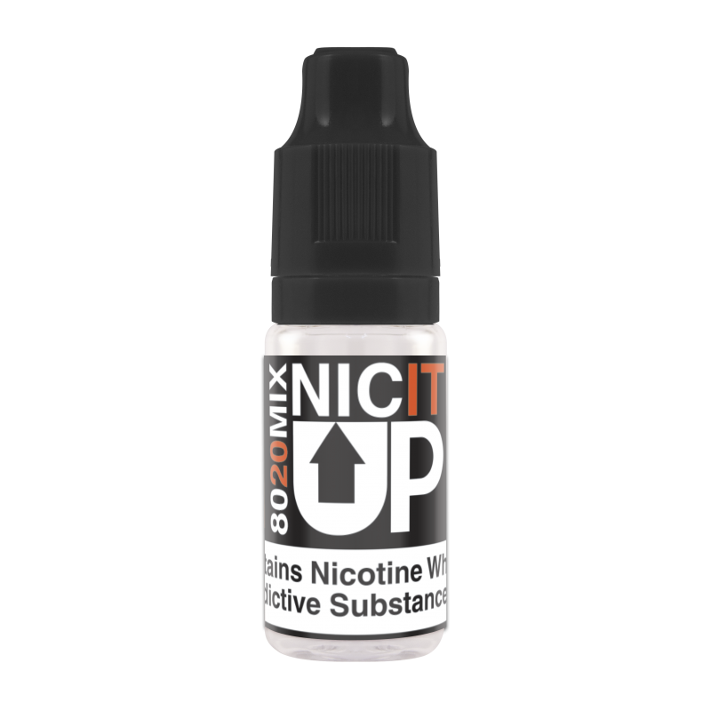 NICIT UP 18mg VG/PG: 80/20 nicotine shot (TPD Compliant) - BumbleBee E-Liquid